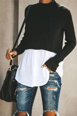 ženska bluza VIRDA BLACK