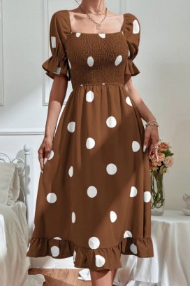 haljina FANSITA BROWN