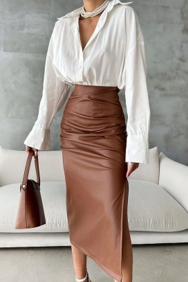 suknja MAFROZA BROWN