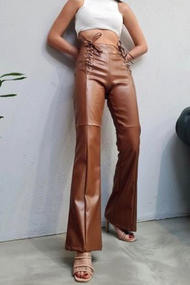 hlače LOJILFA BROWN