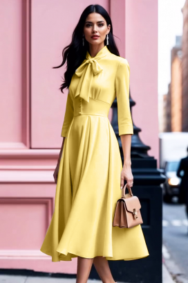 haljina ZARPOLFA YELLOW