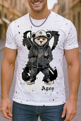 muška majica VELSINTO WHITE