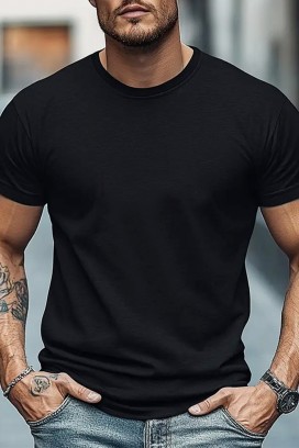 muška majica BERKEDO BLACK