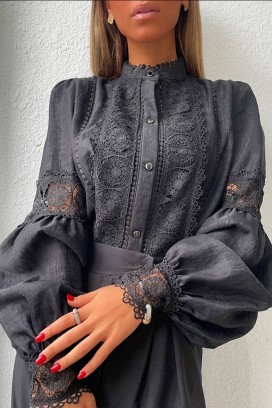 ženska košulja MARTEMONA BLACK