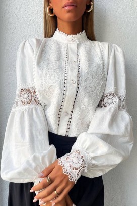 ženska košulja MARTEMONA WHITE