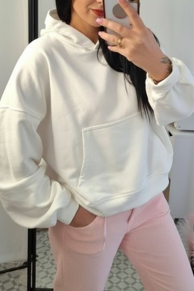 dukserica RIVROLDA WHITE