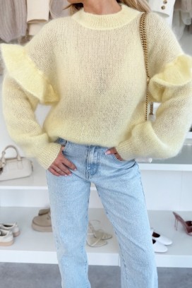 džemper MEHORZA YELLOW