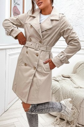 trench kaput GRELOZA ECRU