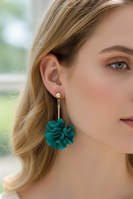 naušnice KARALONZA GREEN