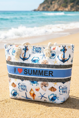 torba za plažu ZENOVIA BLUE