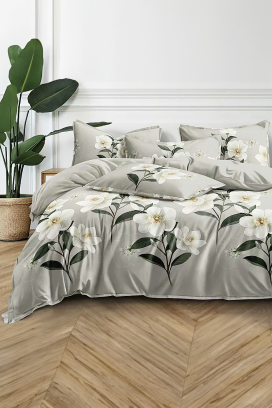 elegantan set za spavanje od četiri dijela s cvjetnim dizajnom KOLIETA 200x220 cm