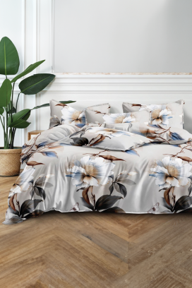 elegantni četverodijelni set za spavaću sobu s cvjetnim uzorkom ADOVERA 200x220 cm