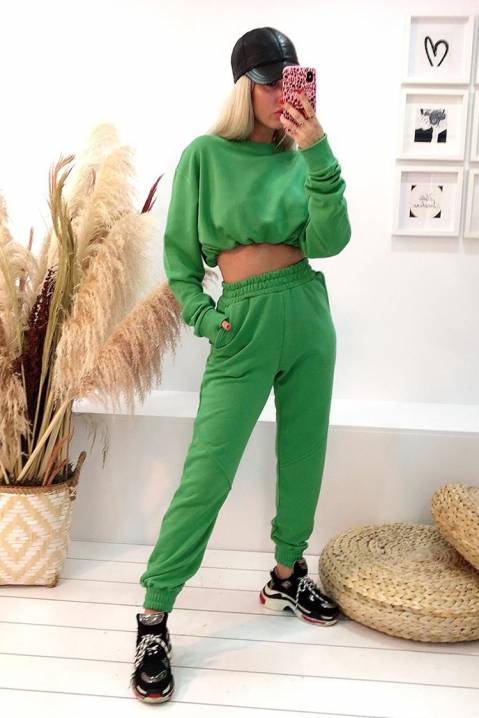 Спортен панталон BENVELA GREEN, Цвят: зелен, IVET.BG - Твоят онлайн бутик.