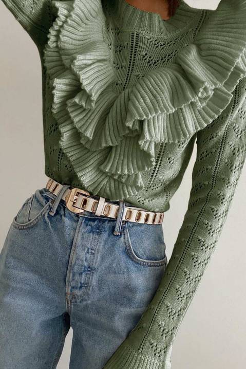 Пуловер TALANA GREEN, Цвят: зелен, IVET.BG - Твоят онлайн бутик.