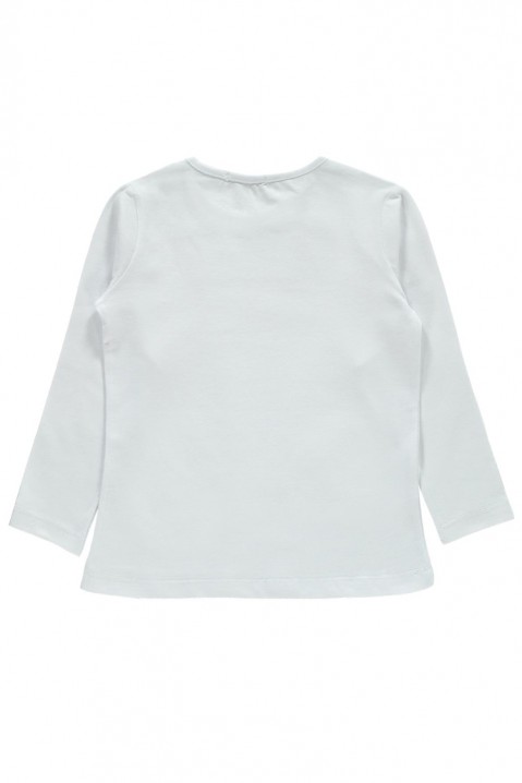 Bluza za djevojčice ASHANTY WHITE, Boja: bijela, IVET.HR - MODERNA ODJEĆA