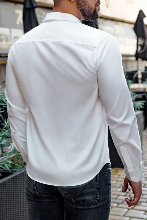 Muška košulja MALTIVO WHITE, Boja: bijela, IVET.HR - MODERNA ODJEĆA