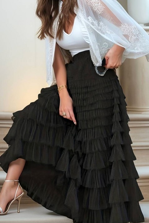 Suknja ASELIKA BLACK, Boja: crna, IVET.HR - MODERNA ODJEĆA