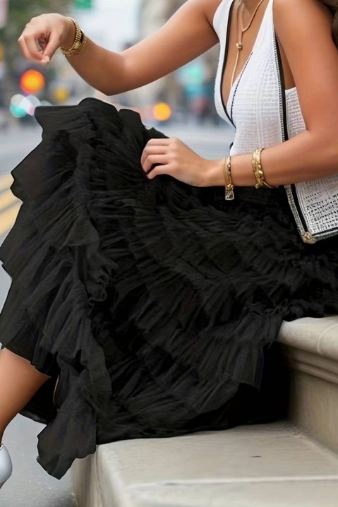 Suknja ASELIKA BLACK, Boja: crna, IVET.HR - MODERNA ODJEĆA