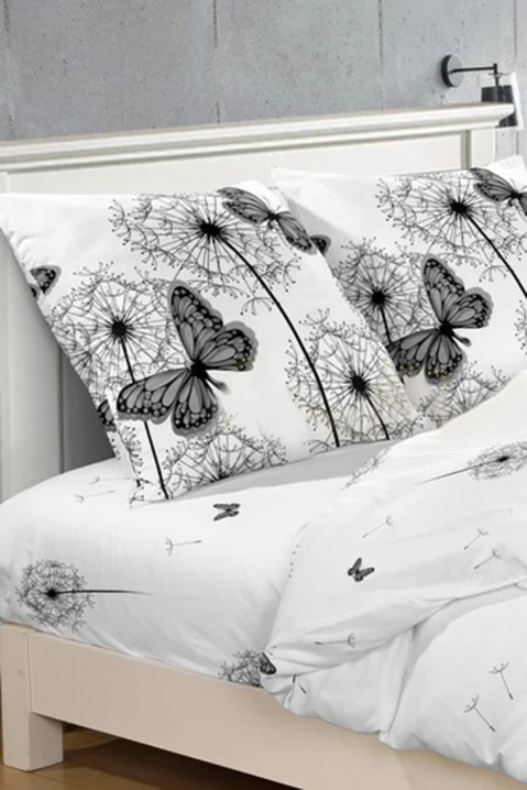 Komplet posteljina BORBELHA 200 x 220 cm pamučni saten, Boja: bijela, IVET.HR - MODERNA ODJEĆA