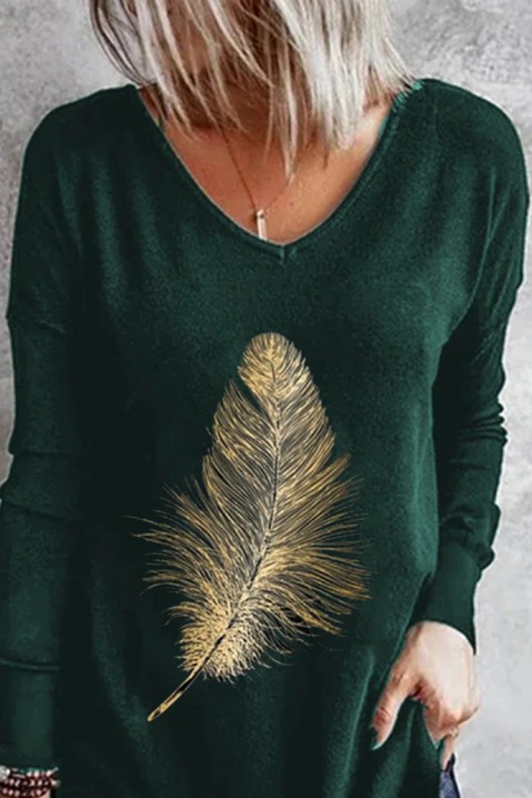 Ženska bluza FERINDA GREEN, Boja: zelena, IVET.HR - MODERNA ODJEĆA
