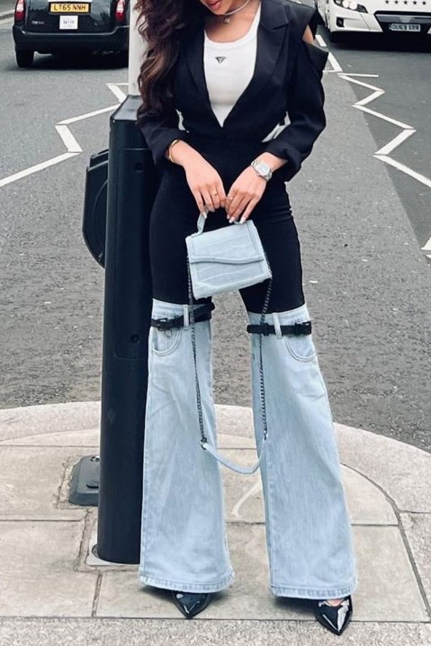 Hlače BRIFOMA, Boja: crna, IVET.HR - MODERNA ODJEĆA