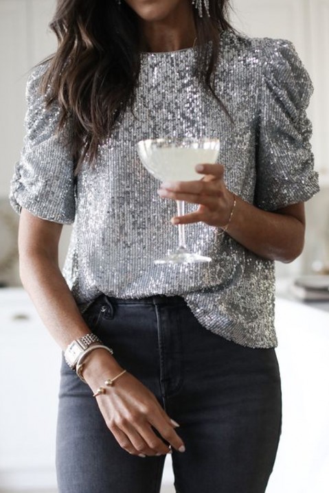 Bluza KREMISA SILVER, Boja: srebrna, IVET.HR - MODERNA ODJEĆA