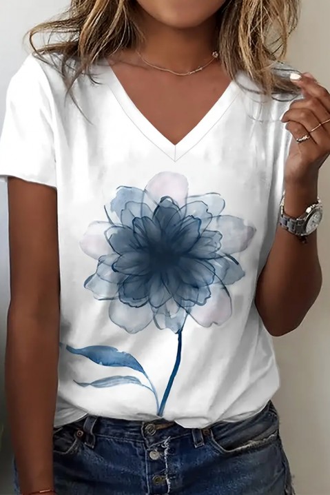 Majica LISOLNA BLUE, Boja: bijela, IVET.HR - MODERNA ODJEĆA