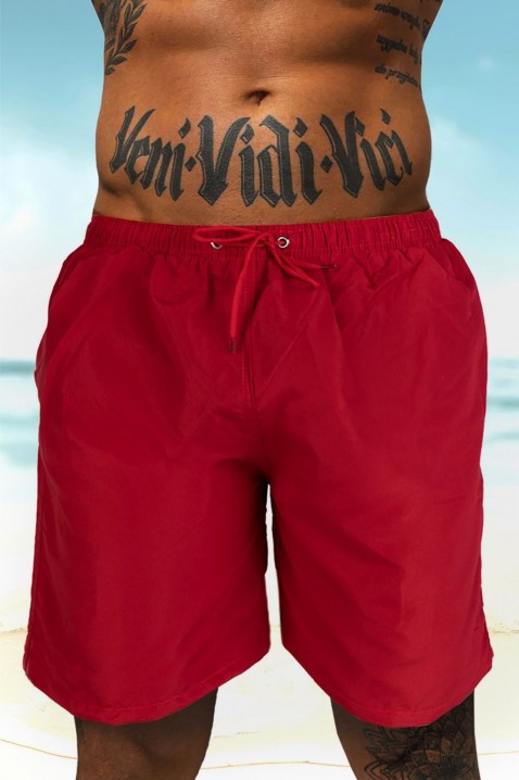 Muške kratke hlače za plivanje KENVELO RED, Boja: crvena, IVET.HR - MODERNA ODJEĆA