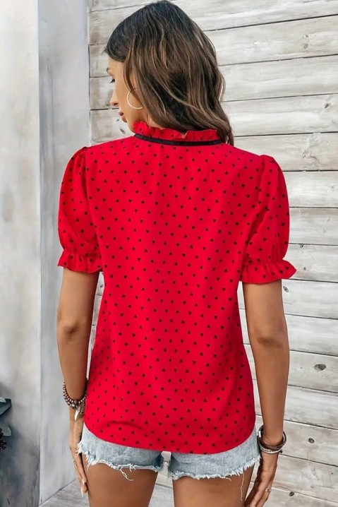 Ženska bluza FEDEROLZA, Boja: crvena, IVET.HR - MODERNA ODJEĆA