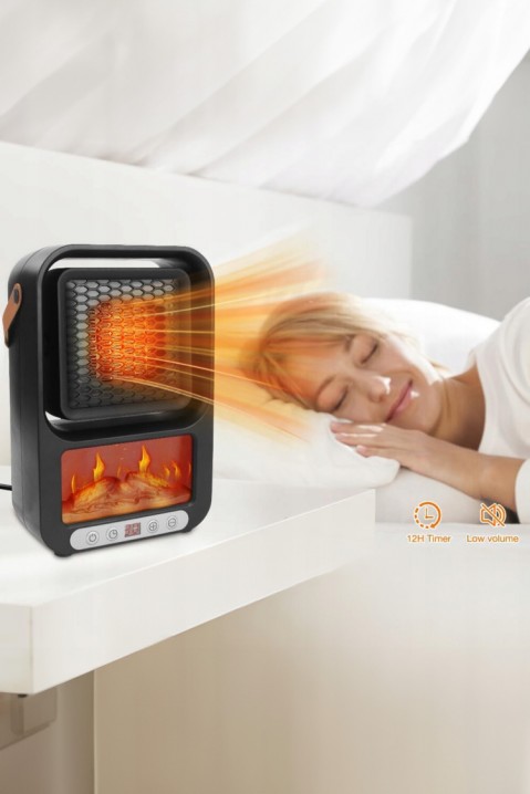 Mini ventilatorska pećnica KEITI, Boja: crna, IVET.HR - MODERNA ODJEĆA