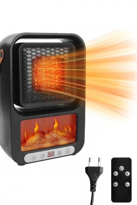Mini ventilatorska pećnica KEITI, Boja: crna, IVET.HR - MODERNA ODJEĆA