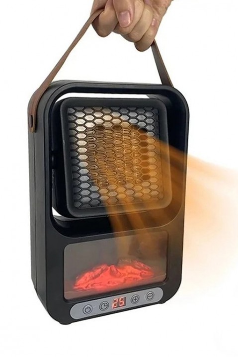 Mini ventilatorska pećnica KEITI, Boja: crna, IVET.HR - MODERNA ODJEĆA