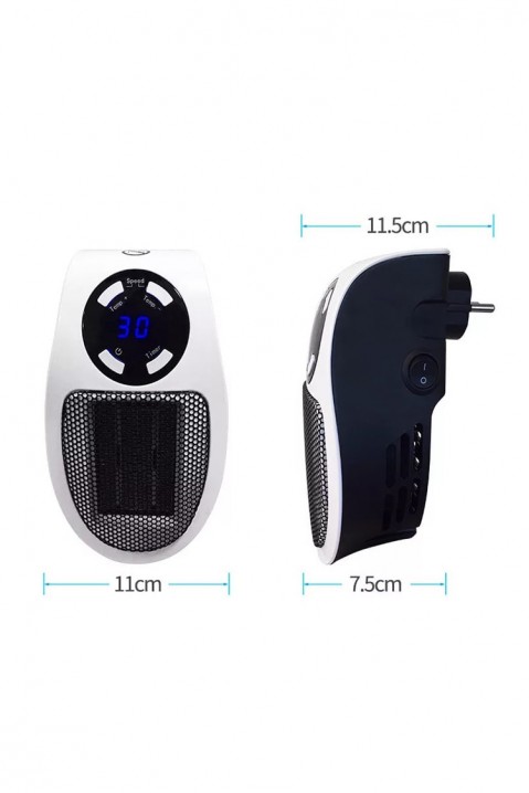 Mini ventilatorska peć ROBENTI, Boja: crna i bijela, IVET.HR - MODERNA ODJEĆA