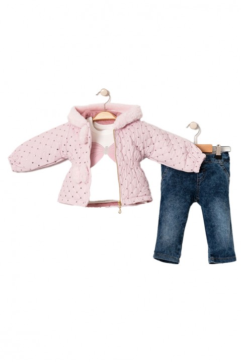 Komplet za bebe KOMELI PINK, Boja: roza, IVET.HR - MODERNA ODJEĆA