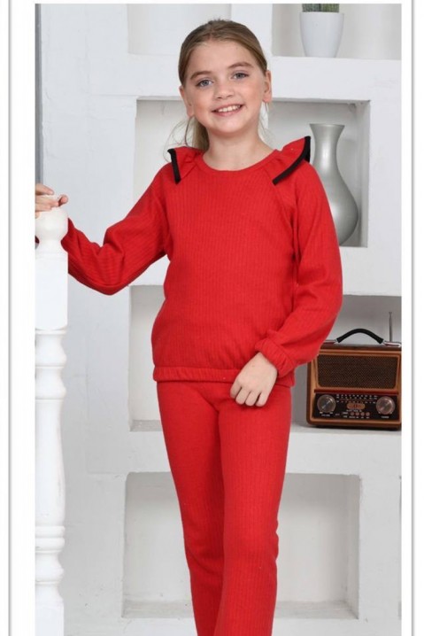 Dječji komplet GORDELI RED, Boja: crvena, IVET.HR - MODERNA ODJEĆA