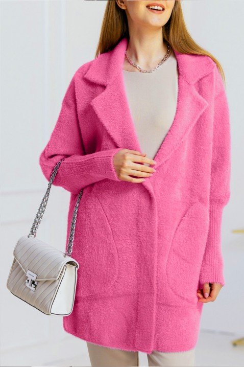 Kardigan LIORA PINK, Boja: roza, IVET.HR - MODERNA ODJEĆA