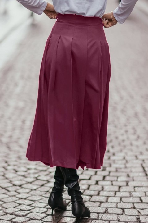 Suknja DISCORDA BORDO, Boja: bordo, IVET.HR - MODERNA ODJEĆA