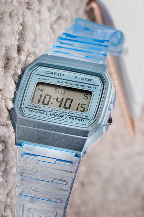 Dječji sat Casio F-91WS-2DF, Boja: plava, IVET.HR - MODERNA ODJEĆA