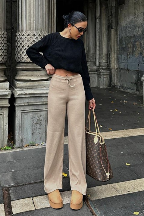 Hlače GERVINZA BEIGE, Boja: bež, IVET.HR - MODERNA ODJEĆA