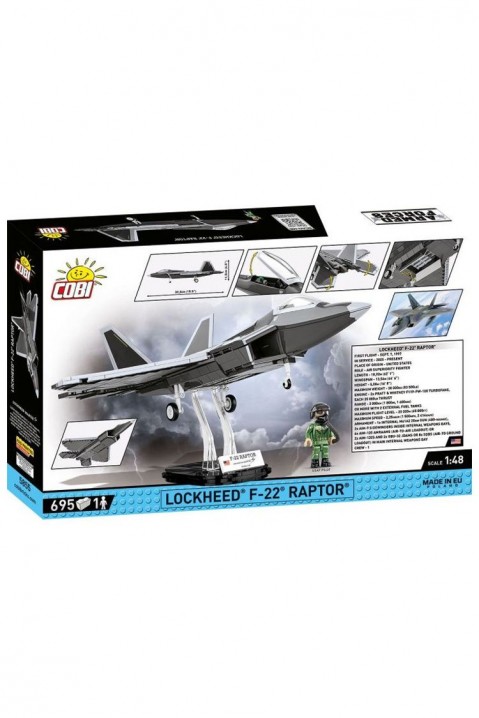 Konstruktor Cobi lovac Lockheed F-22 Raptor - 695 dijelovaIVET.HR - MODERNA ODJEĆA