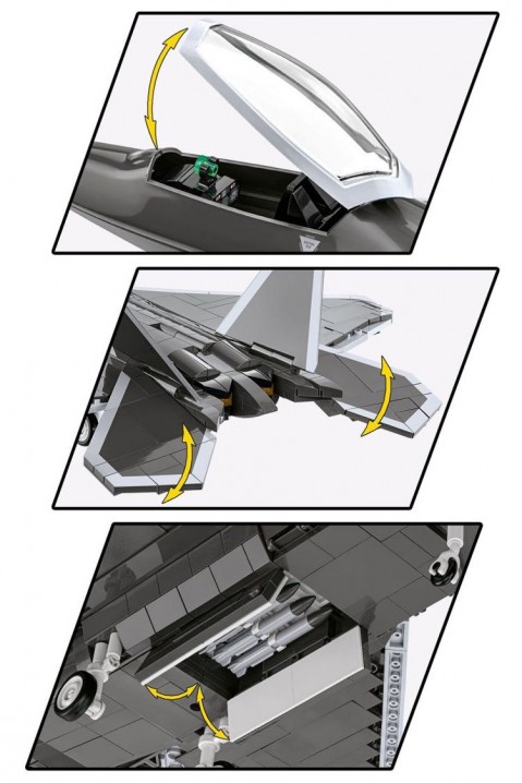 Konstruktor Cobi lovac Lockheed F-22 Raptor - 695 dijelovaIVET.HR - MODERNA ODJEĆA