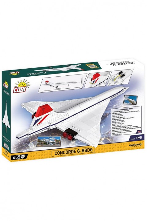 Konstruktor Cobi aviona Concorde G-BBDG - 455 djelovaIVET.HR - MODERNA ODJEĆA