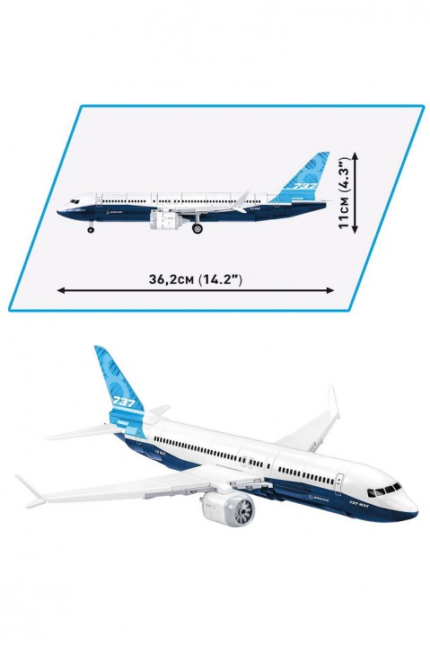 Konstruktor Cobi avion Boeing - 340 dijelovaIVET.HR - MODERNA ODJEĆA