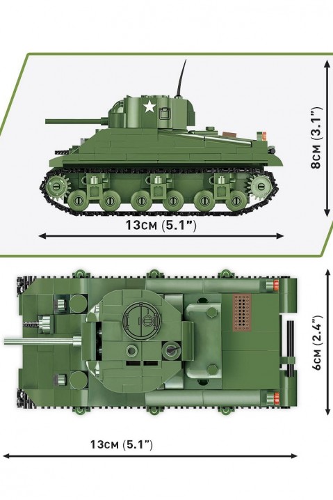 Konstruktor Cobi tenk Sherman - 312 dijelovaIVET.HR - MODERNA ODJEĆA