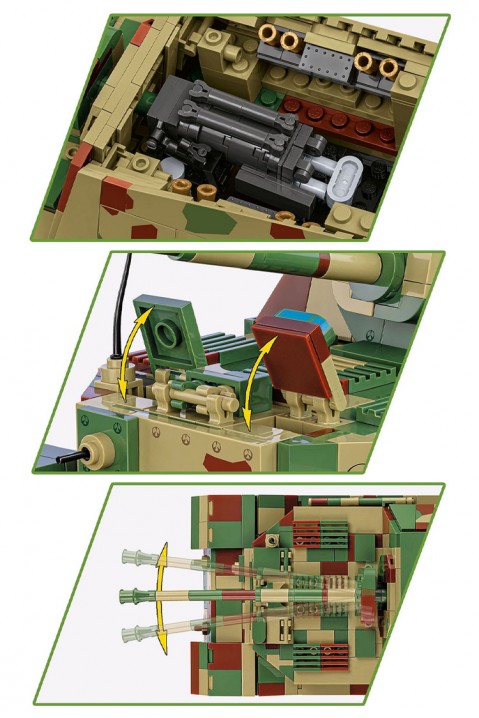 Konstruktor Cobi tenk Panzerjager Tiger dijelovi - 1252IVET.HR - MODERNA ODJEĆA