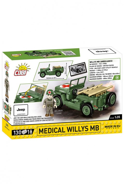 Konstruktor Cobi džep Medical Willys - dijelovi 130IVET.HR - MODERNA ODJEĆA