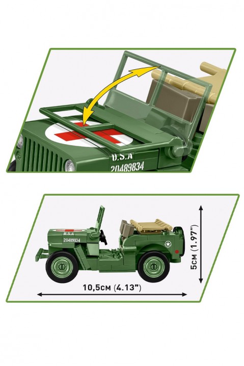 Konstruktor Cobi džep Medical Willys - dijelovi 130IVET.HR - MODERNA ODJEĆA