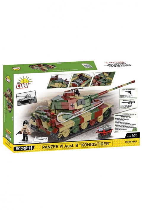 Konstruktor Cobi tenk Tiger II - dijelovi 802IVET.HR - MODERNA ODJEĆA