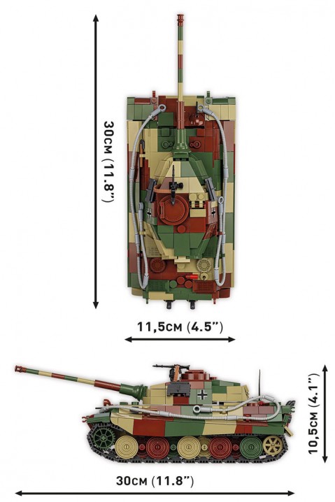 Konstruktor Cobi tenk Tiger II - dijelovi 802IVET.HR - MODERNA ODJEĆA