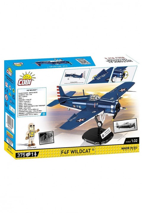 Konstruktor Cobi aviona Grumman F4F Wildcat - dijelovi 375IVET.HR - MODERNA ODJEĆA